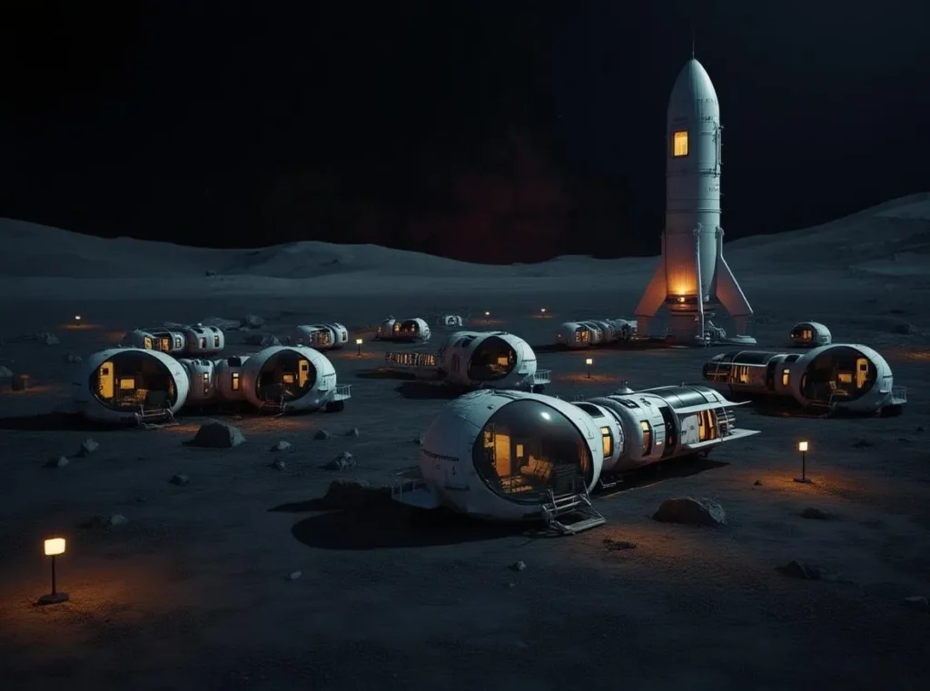 bandar Elon di bulan