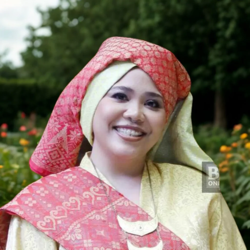 foto BH norreen buat aksi